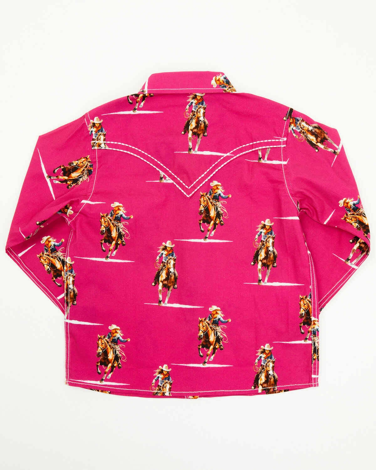 Cowgirl Hardware Toddler Girls' Cowgirl Long Sleeve Snap Western Shirt