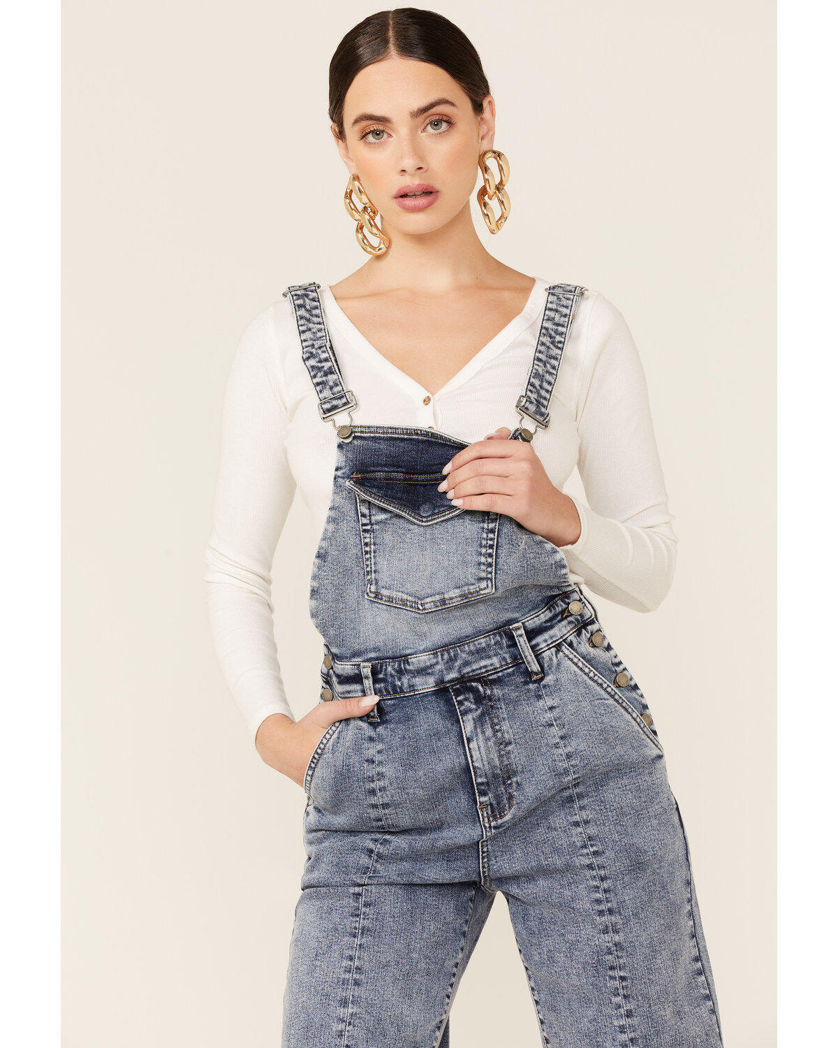 Billy T Women's Pitch Union Wide Leg Overalls