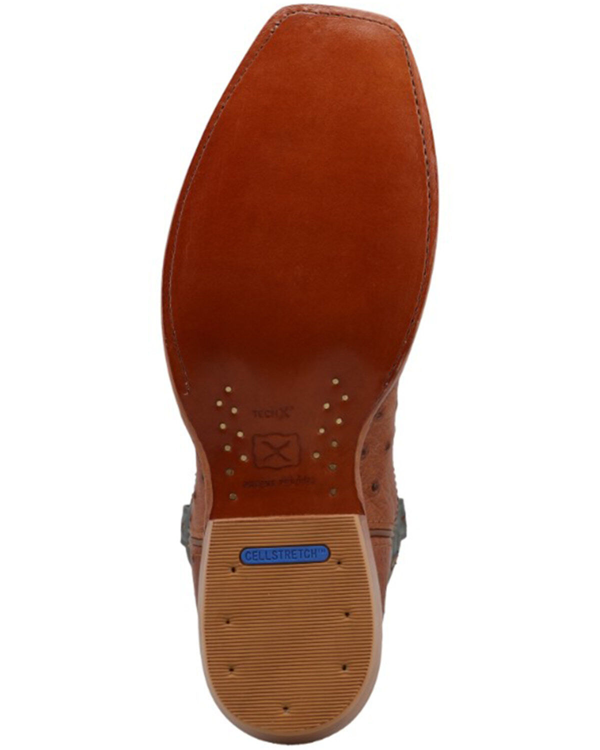 Twisted X Men's 13" Exotic Full Quill Ostrich Western Boots - Square Toe