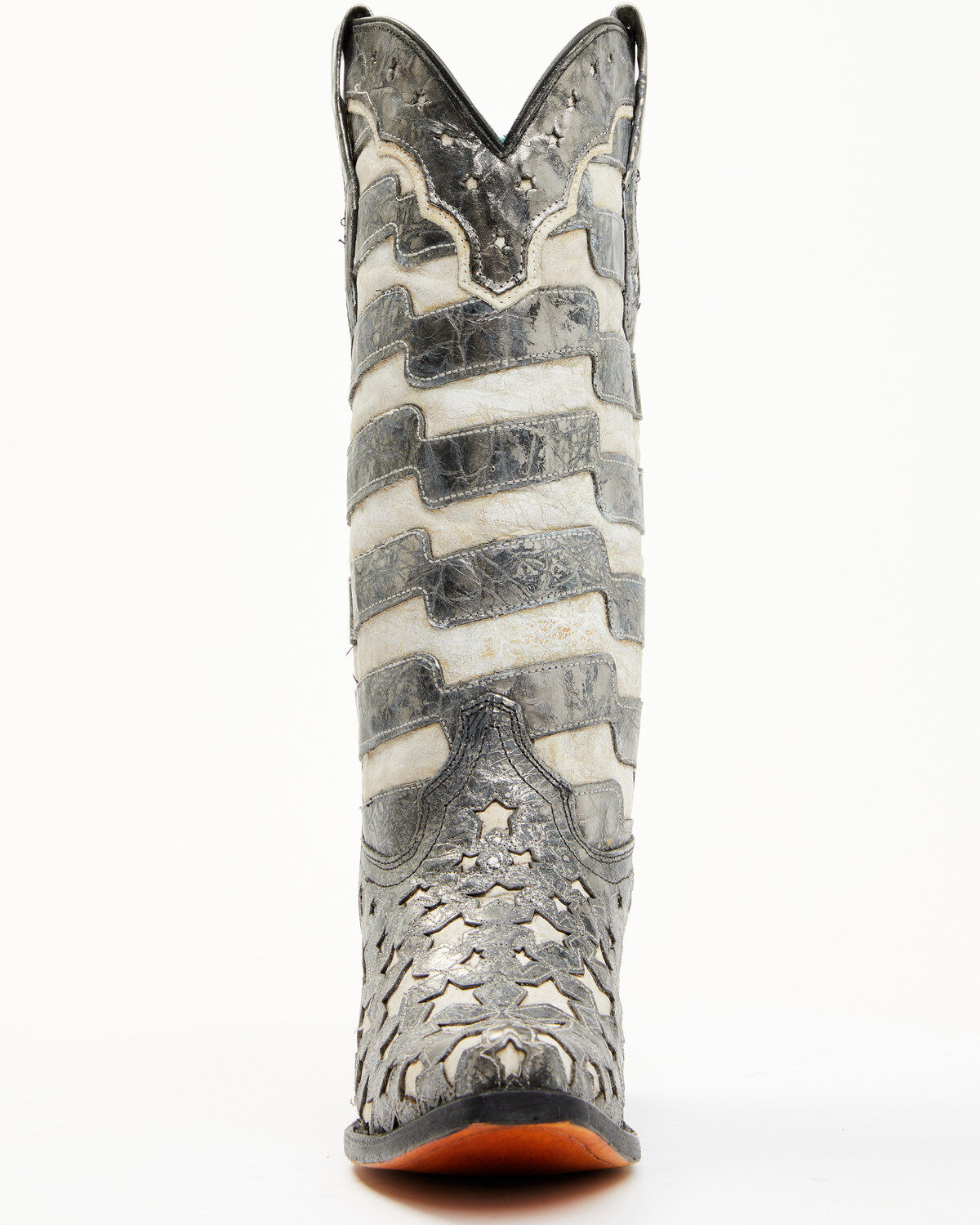 Corral Women's Stars and Stripes Blacklight Western Boots - Snip Toe