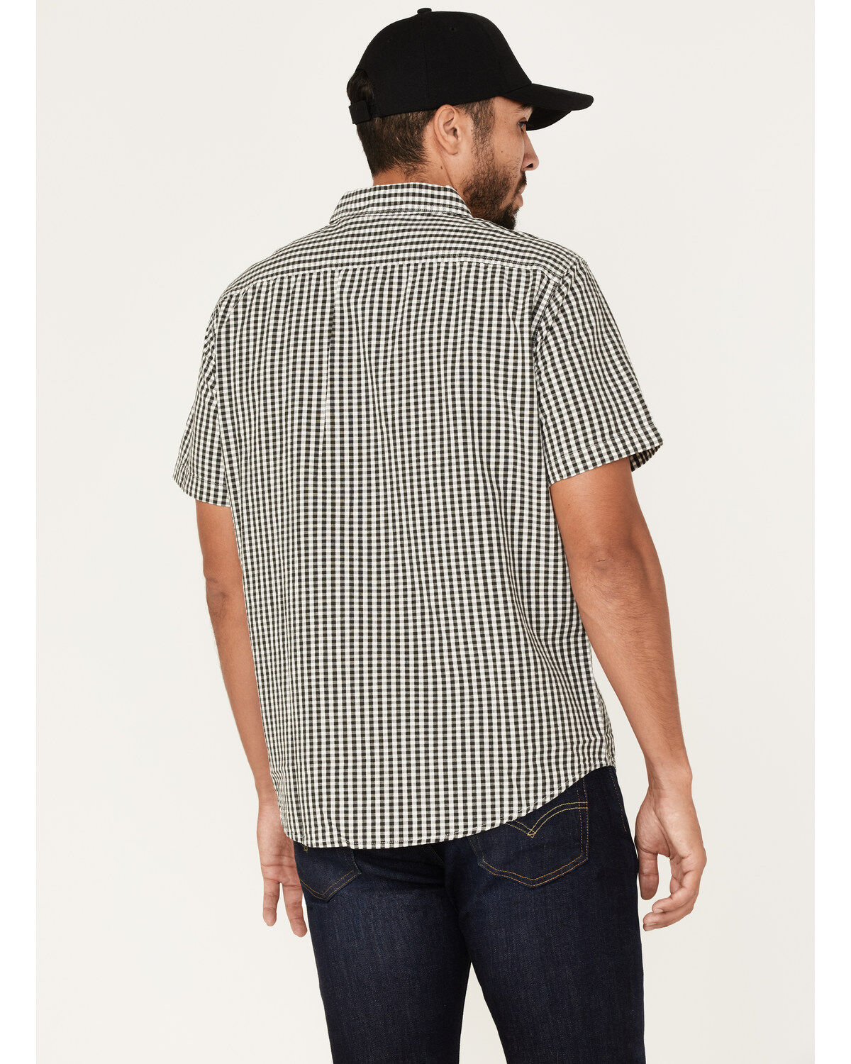 Levi's Men's Classic 1 Pocket Checker Short Sleeve Button Down Shirt