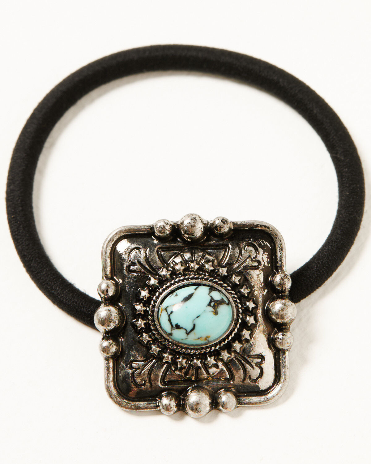 Shyanne Women's Square Concho Ponytail Holder