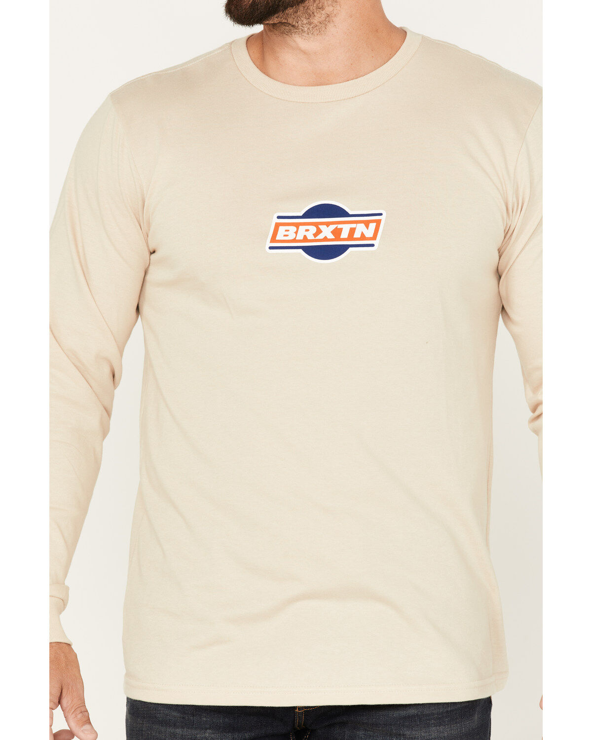 Brixton Men's Bart Logo Graphic Long Sleeve T-Shirt