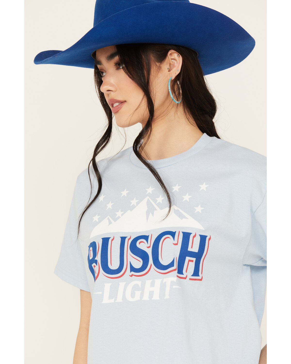 Brew City Beer Gear Women's Busch Cropped Graphic Tee