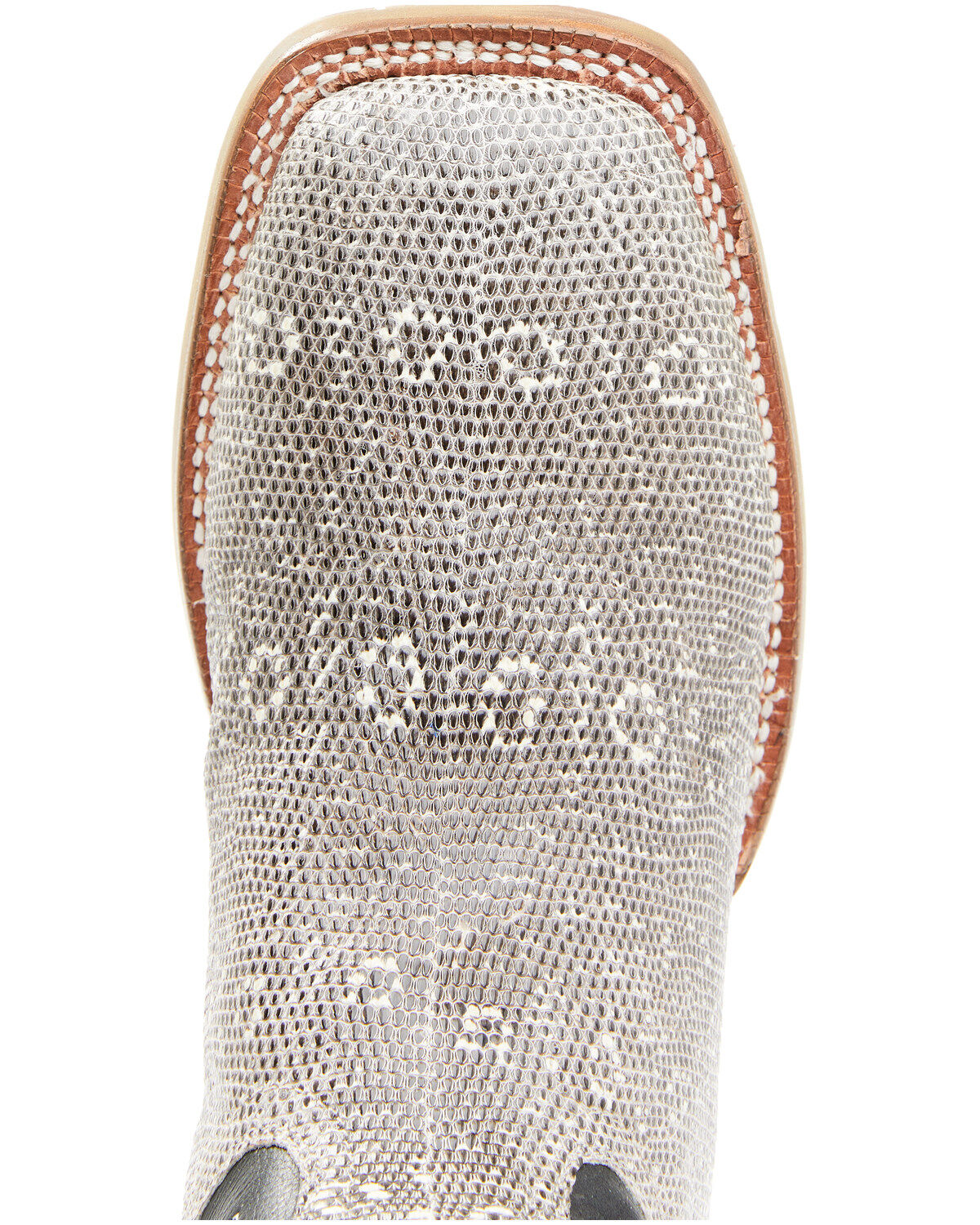 El Dorado Men's Natural Ring Tail Lizard Exotic Western Boots - Broad Square Toe