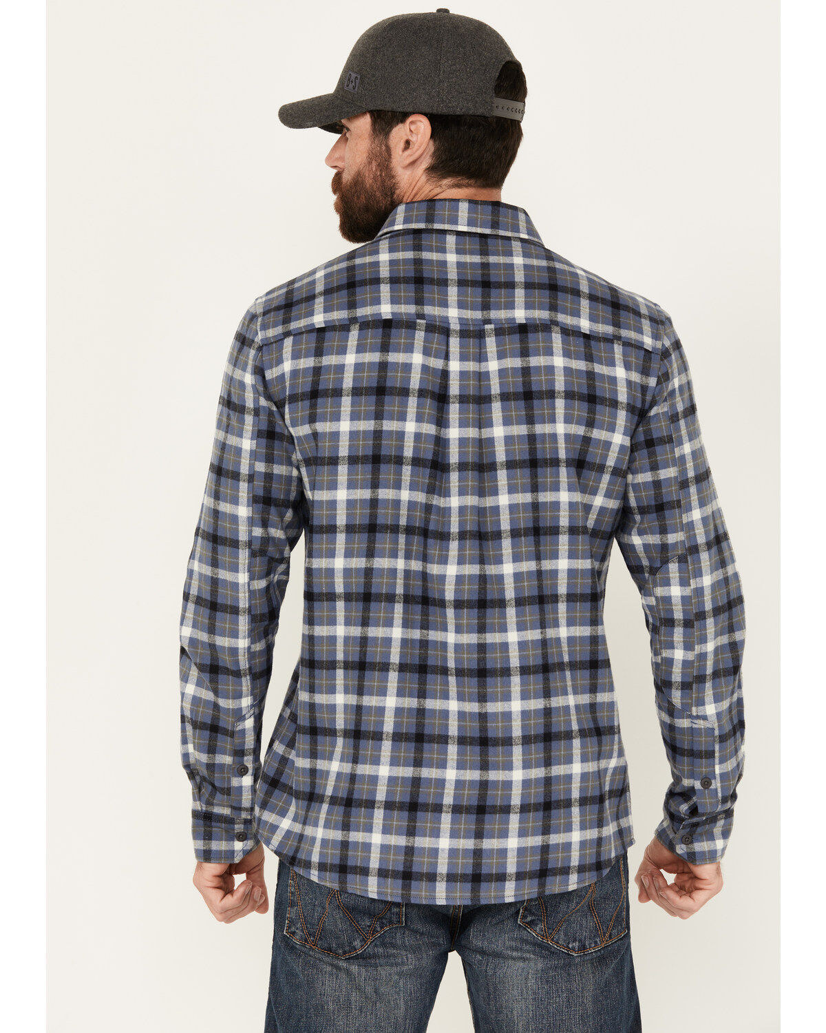 Brothers and Sons Men's Bosque Everyday Plaid Print Long Sleeve Button Down Flannel Shirt