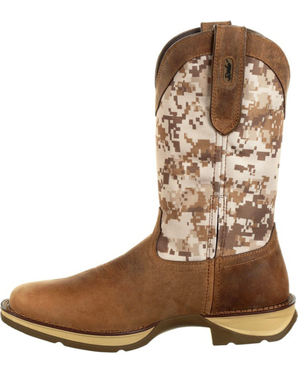 Rebel by Durango Men's Desert Camo Western Performance Boots - Square Toe