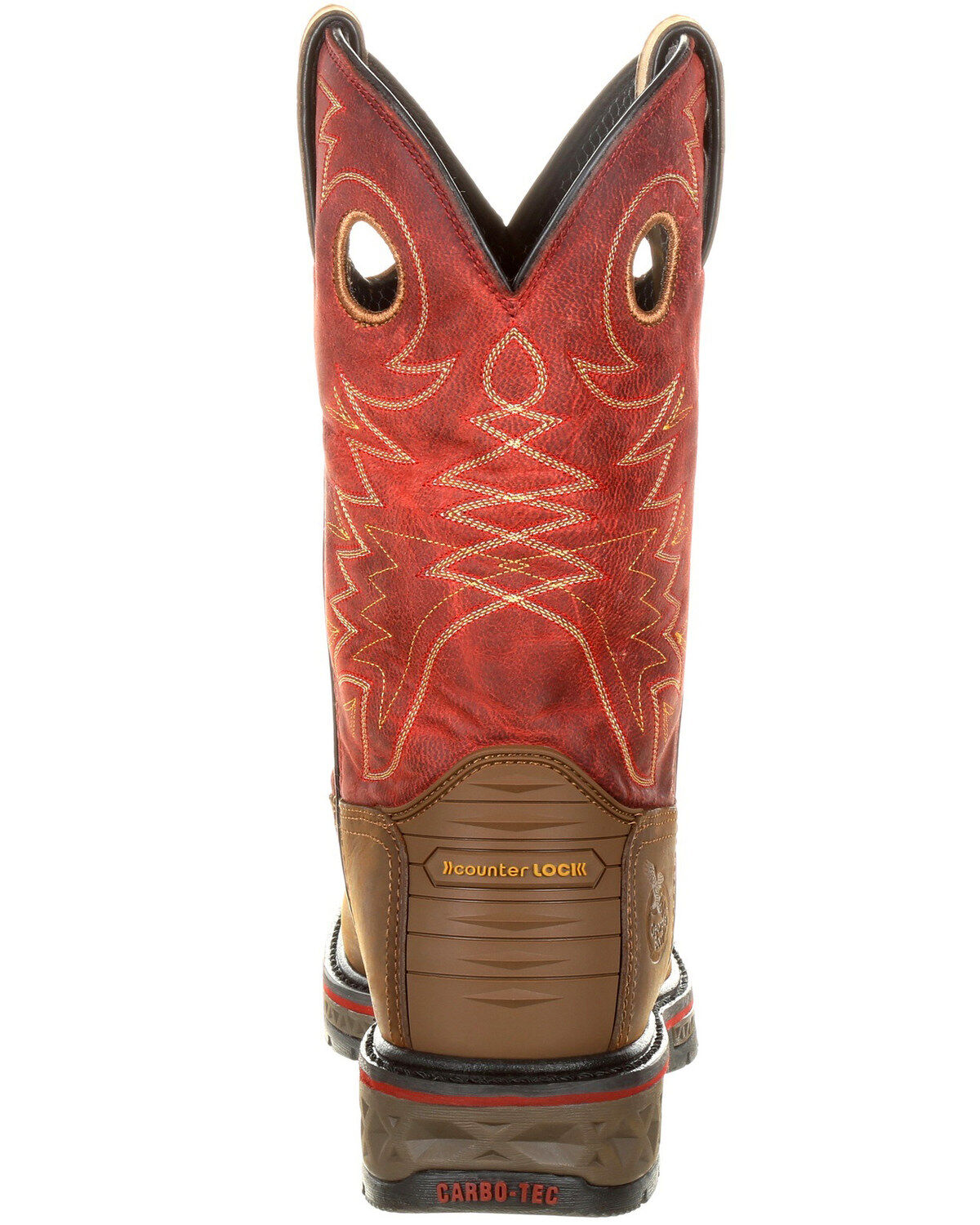 Georgia Boot Men's Carbo-Tec LT Waterproof Western Work Boots - Square Toe