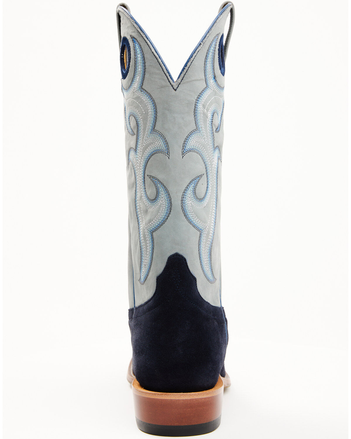 Horse Power Men's Marine Roughout Western Boots - Broad Square Toe