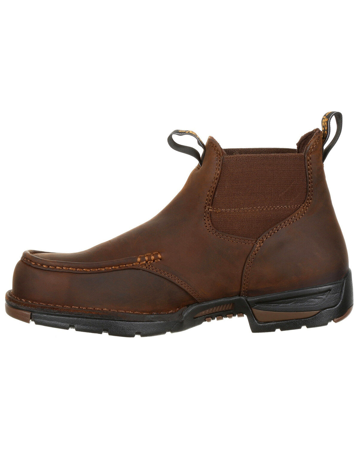 Georgia Boot Men's Chelsea Waterproof Work Boots - Moc Toe