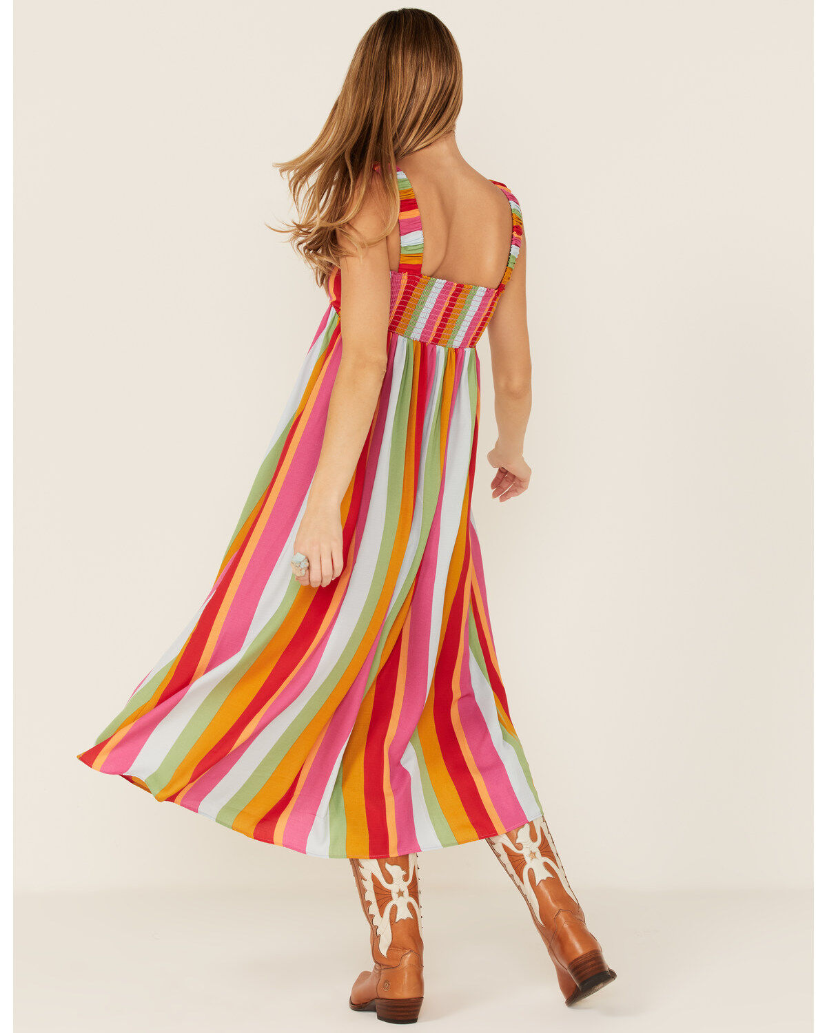 Show Me Your Mumu Women's Multi Fling Midi Dress
