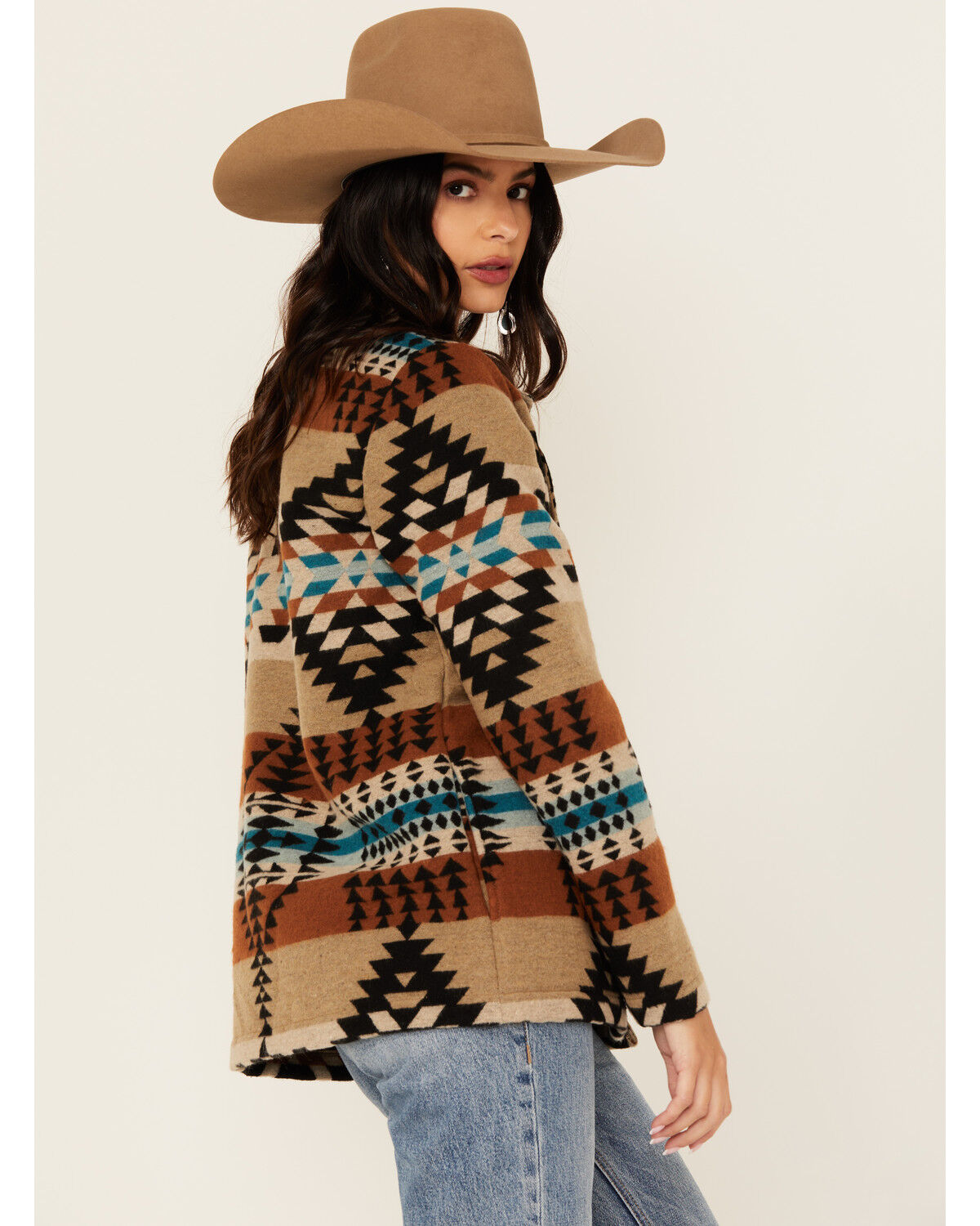 Cotton & Rye Women's Southwestern Print Blazer