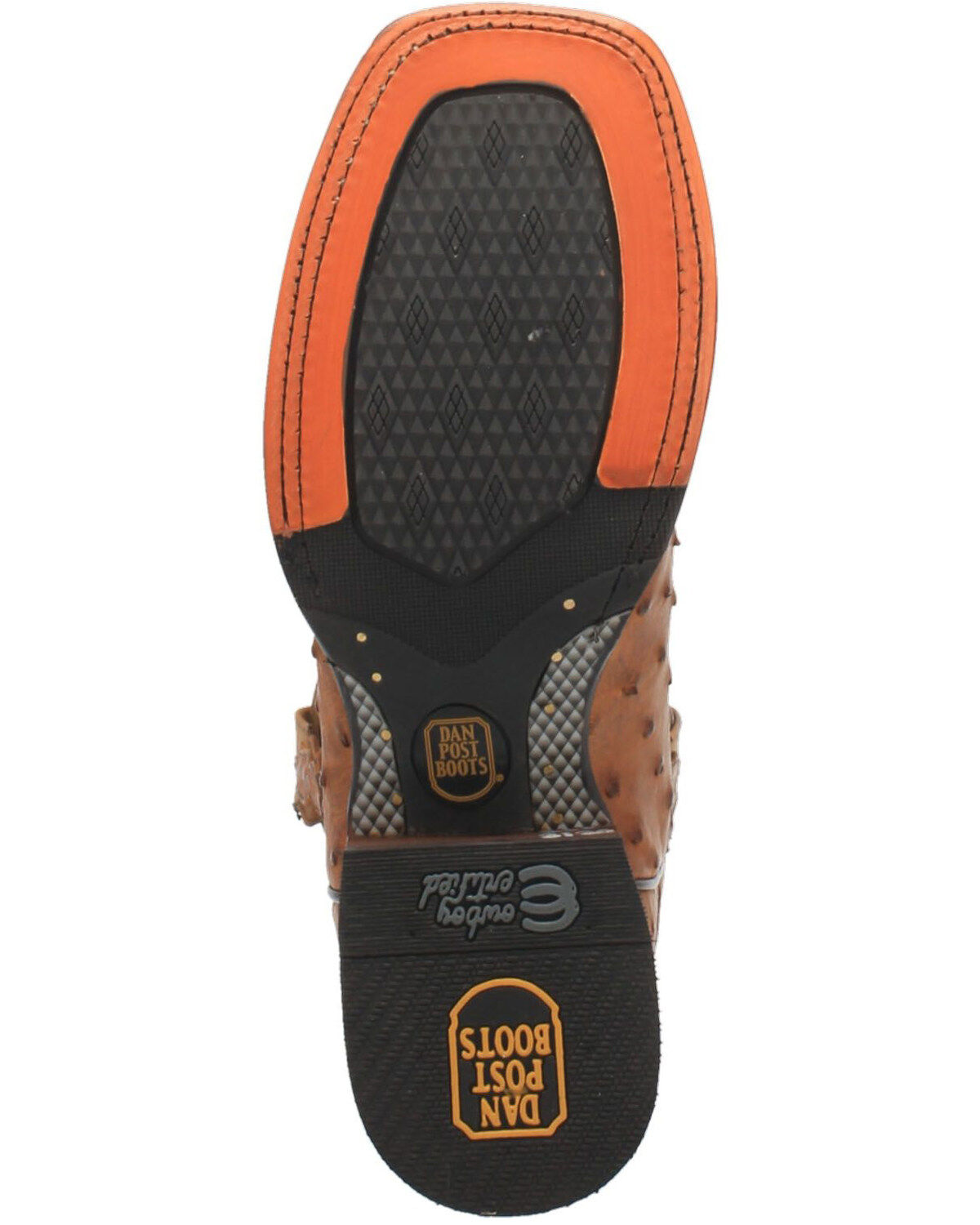 Dan Post Men's Brown Alamosa Western Boots - Broad Square Toe