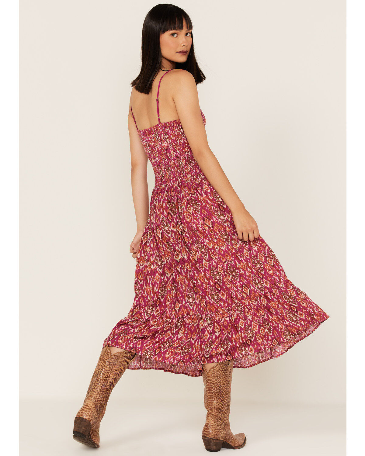 Band of the Free Women's Mirage Smocked Midi Dress