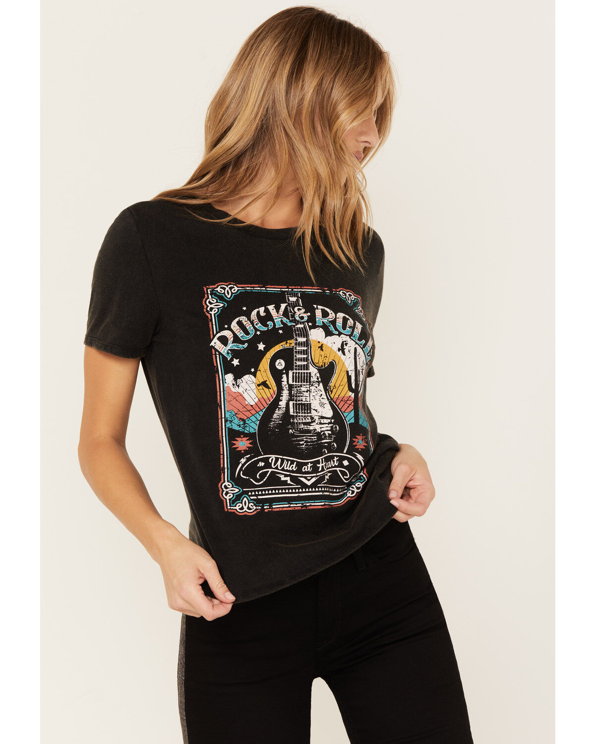 Rock & Roll Denim Women's Rock & Roll Short Sleeve Graphic Tee