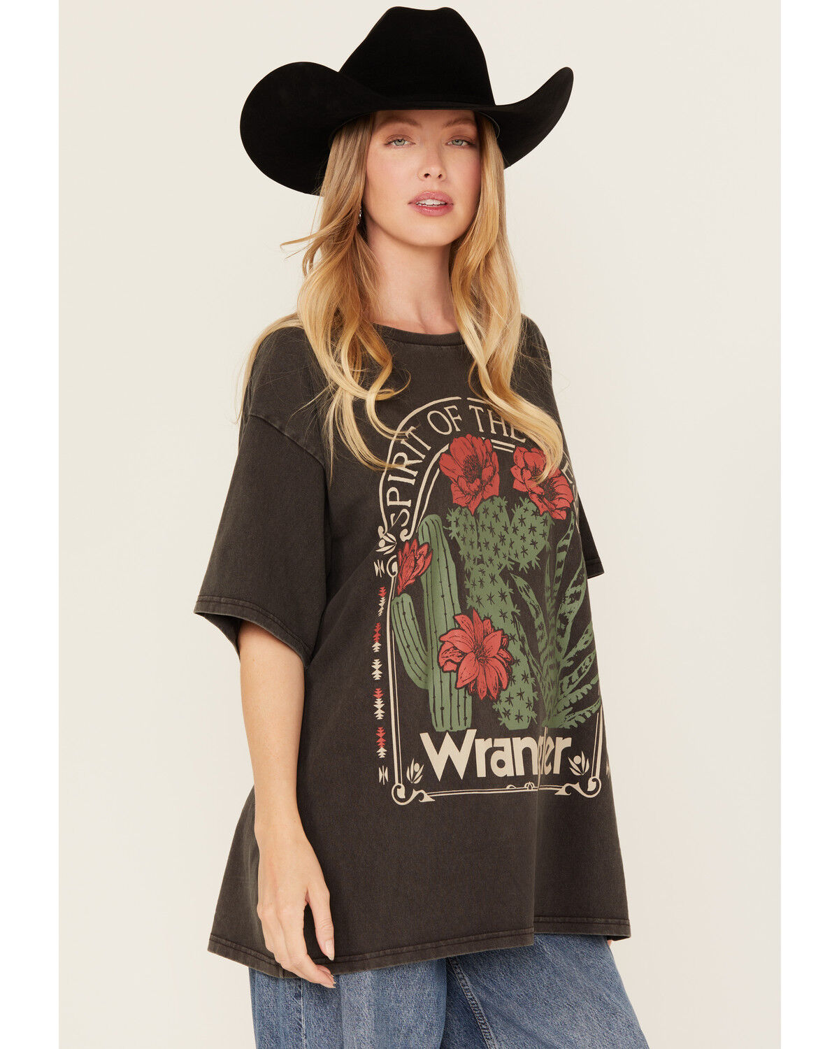 Wrangler Retro Women's Cactus Rose Short Sleeve Graphic Tee