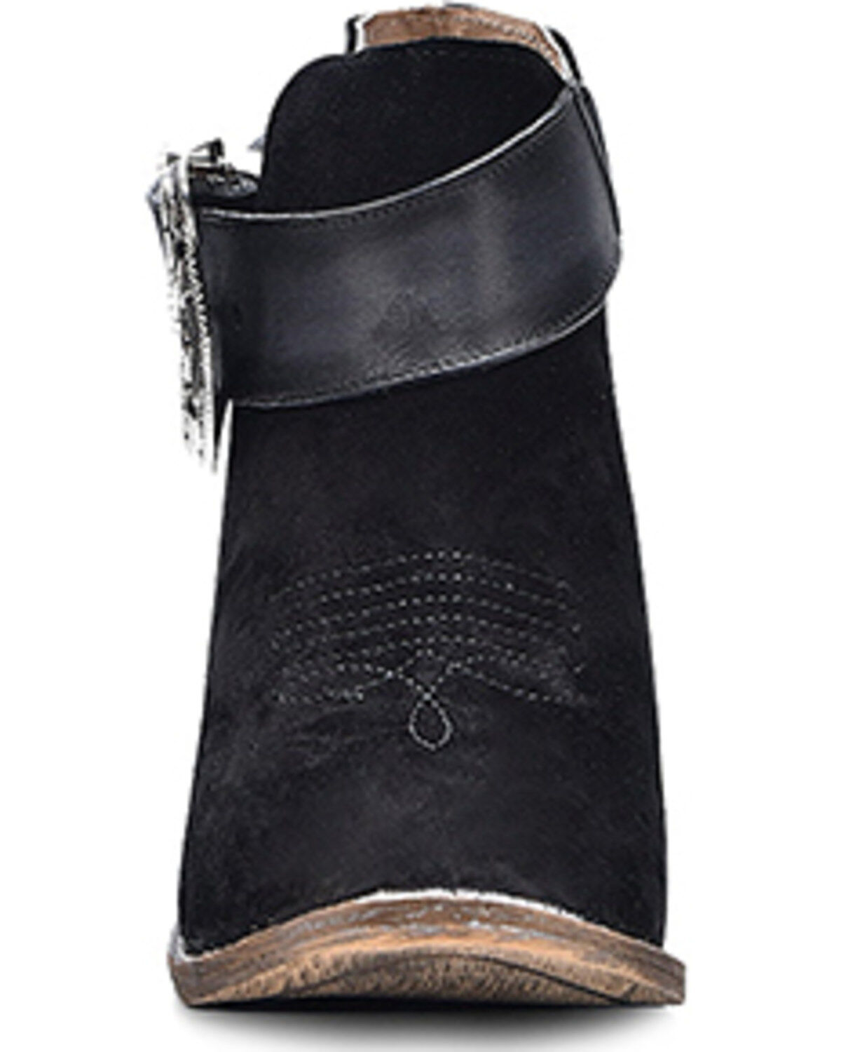 Circle G Women's Buckle Ankle Booties - Round Toe