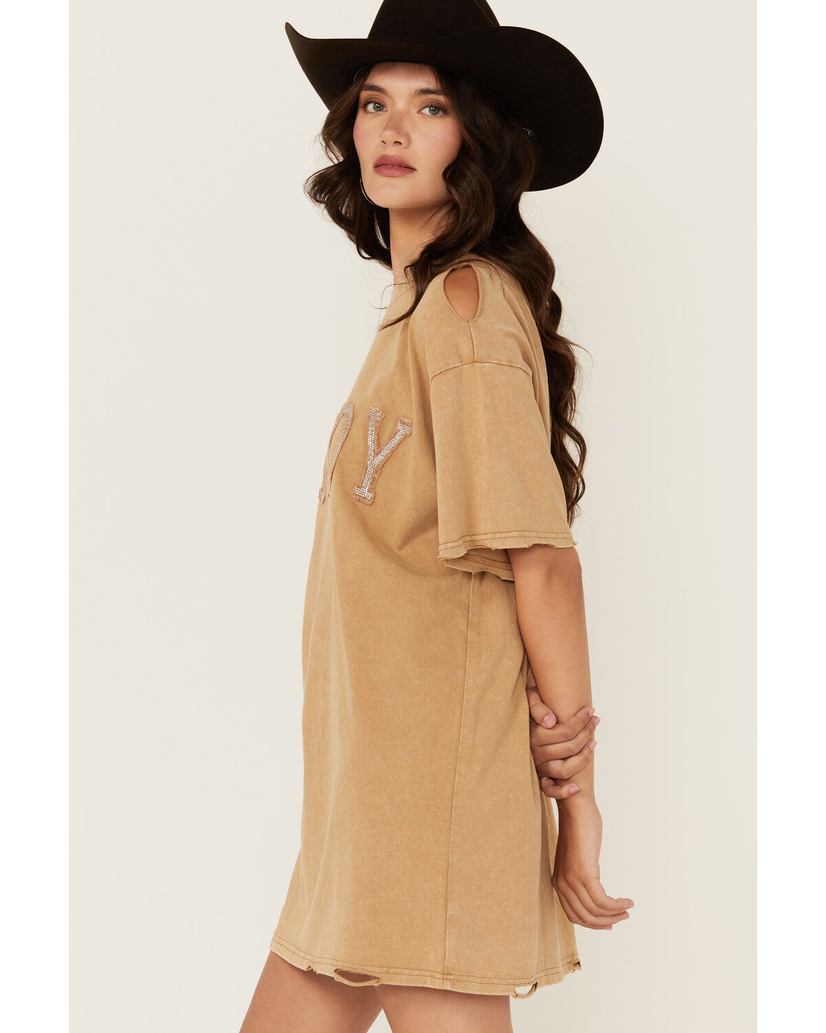 Blue B Women's Howdy Short Sleeve Mini T-Shirt Dress