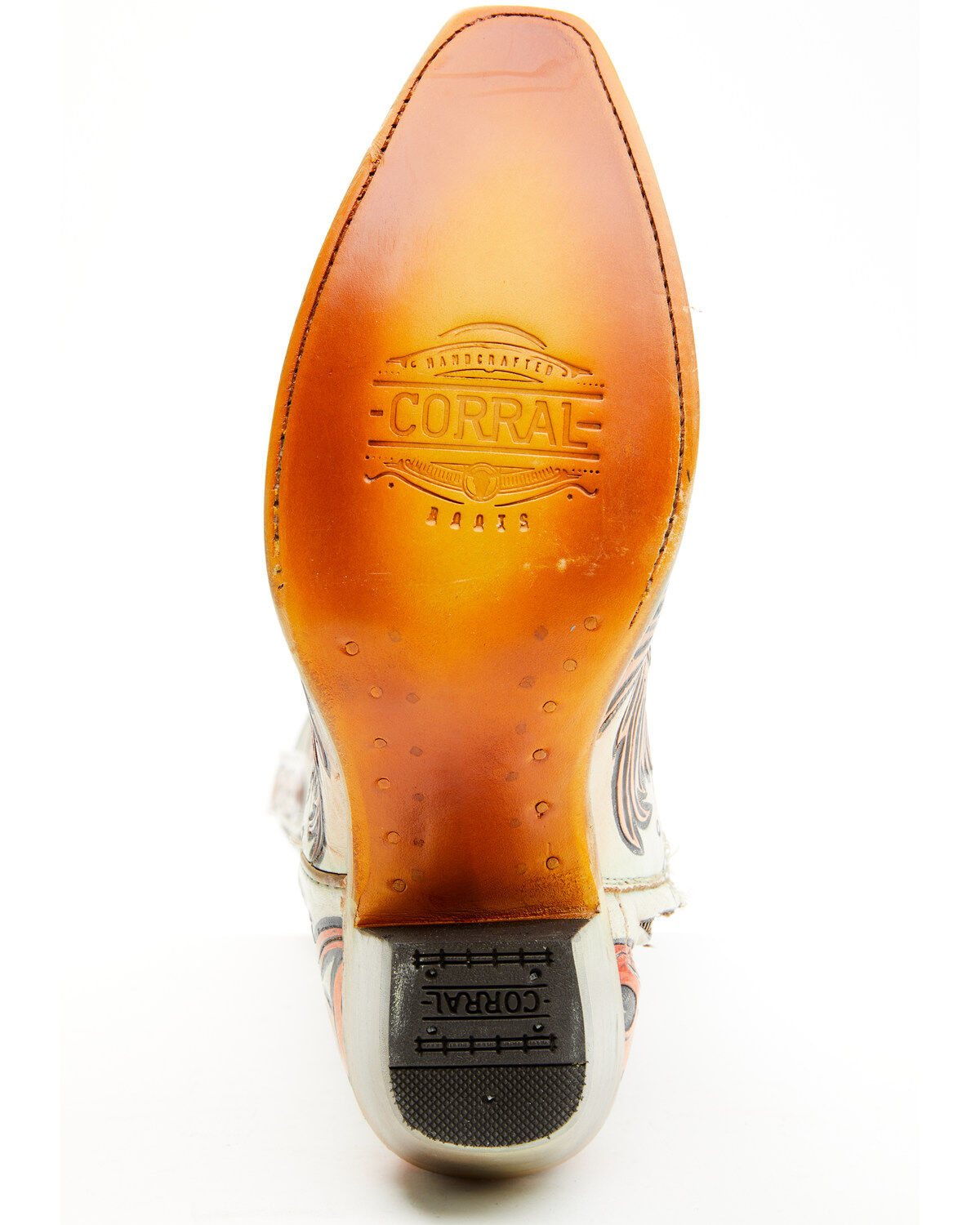 Corral Women's Fire Phoenix Hand Tooled And Painted Tall Western Boots - Snip Toe