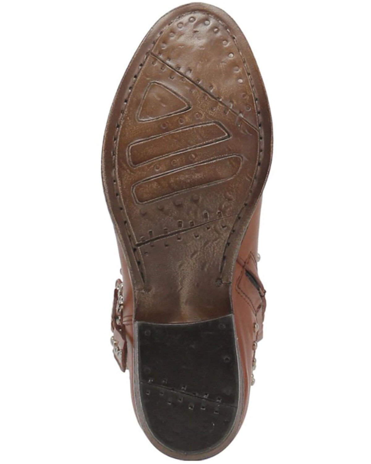 Dingo Women's Destry Studded Fringe Western Fashion Booties - Round Toe