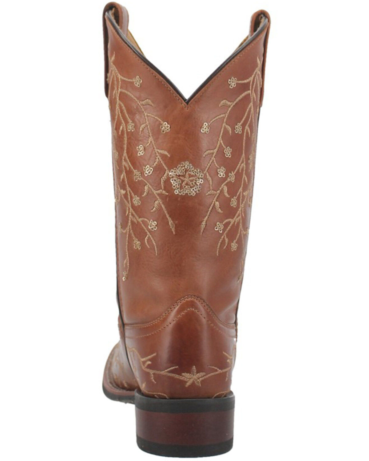 Laredo Women's Sequin Embellished Western Boots - Broad Square Toe
