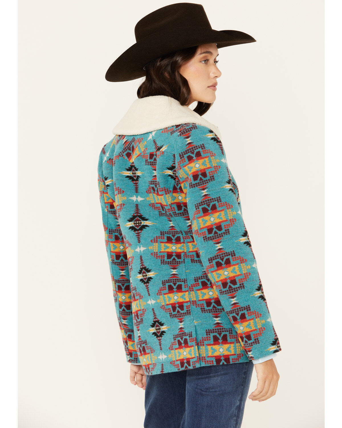 Panhandle Women's Southwestern Print Button-Down Jacket