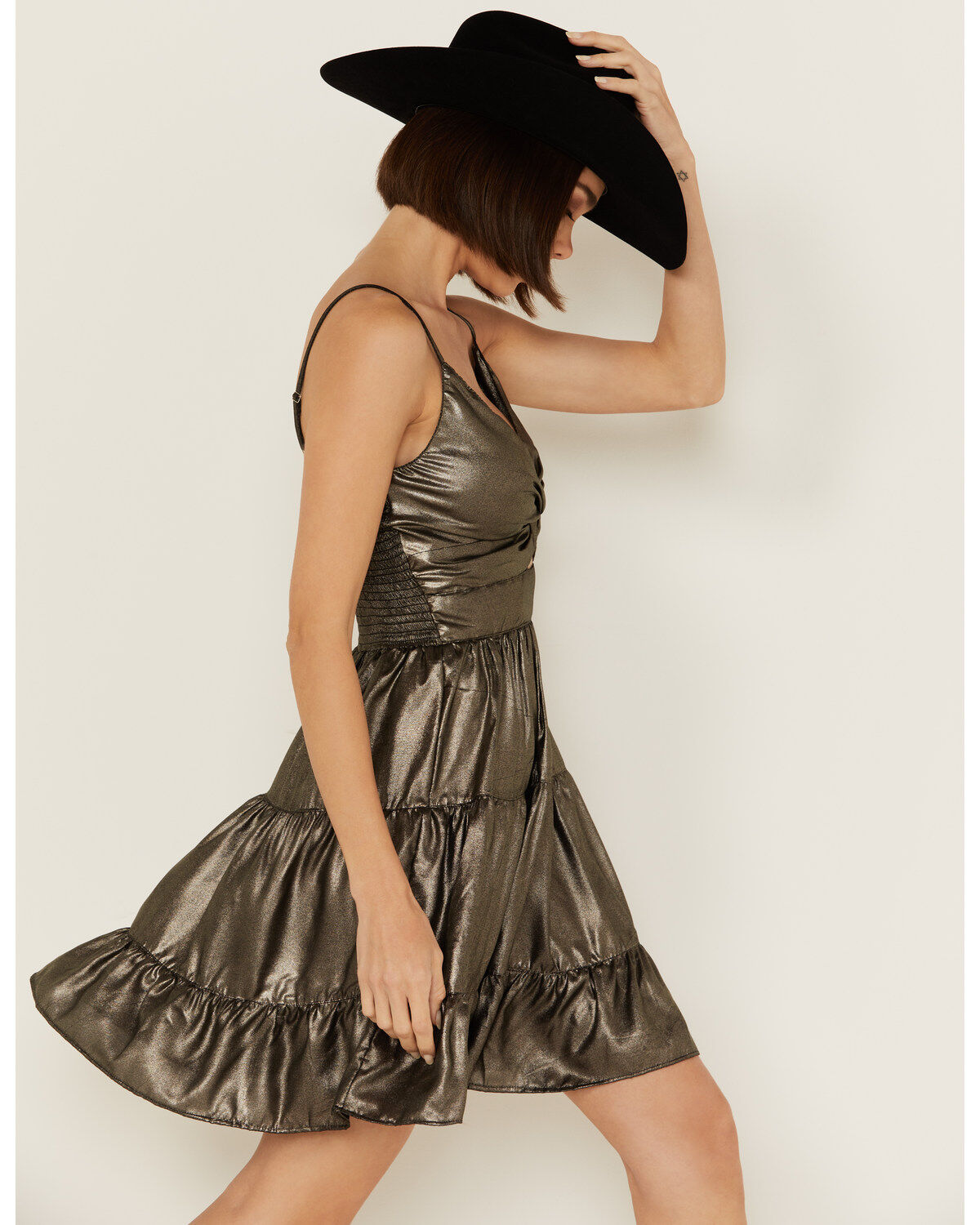 Angie Women's Knot Front Mini Dress