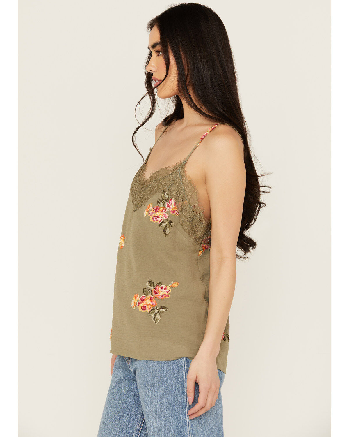 Wild Moss Women's Embroidered Cami