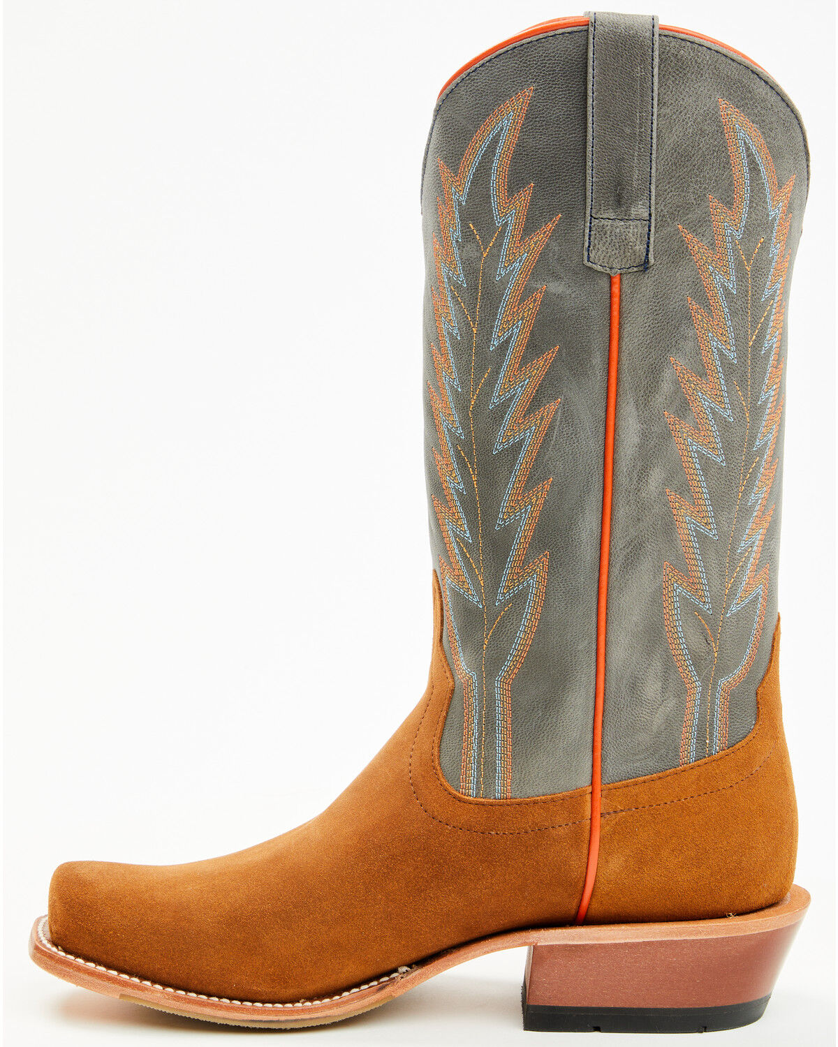 Horse Power Men's Ginger Suede Western Boots - Square Toe