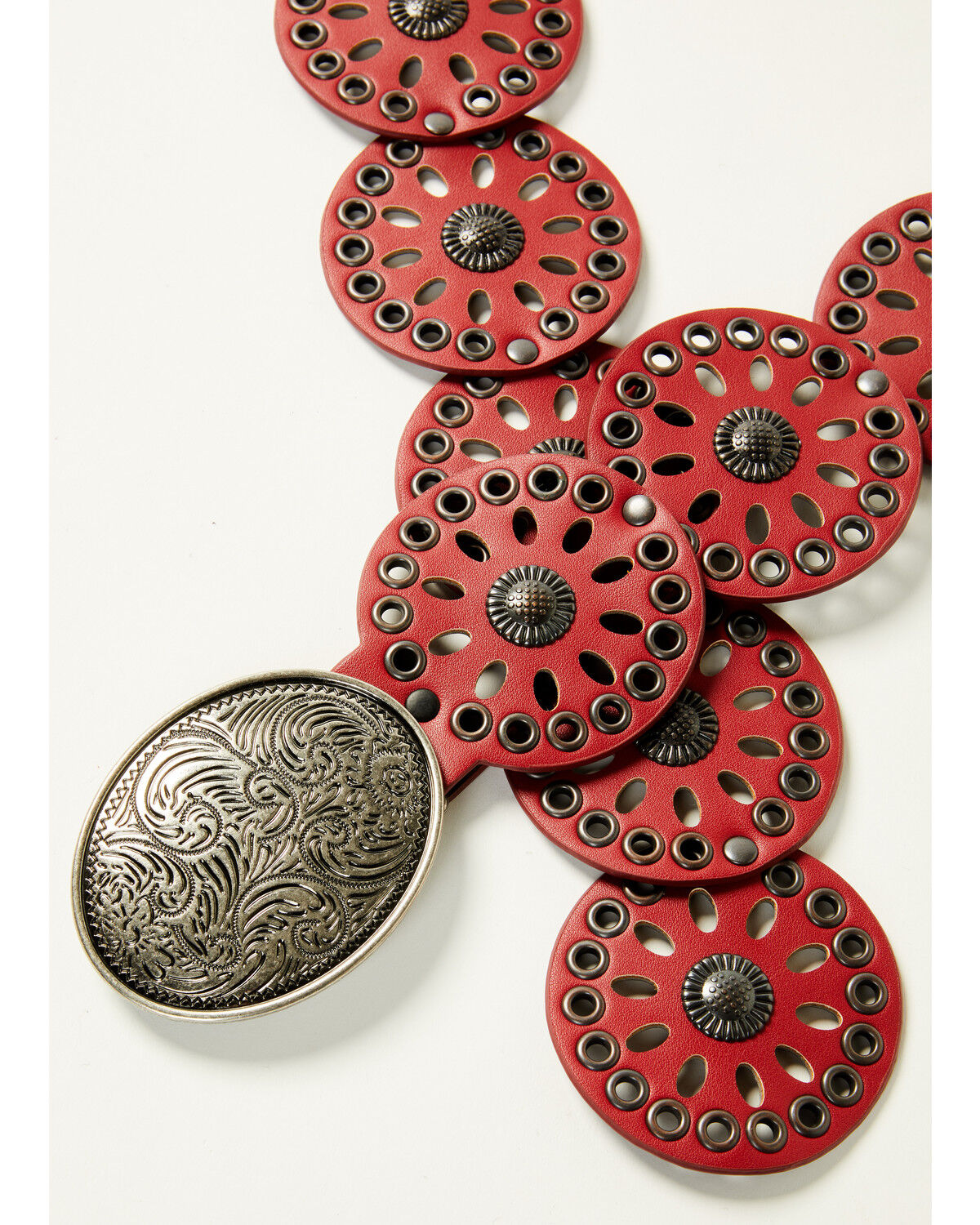 Cowgirls Rock Women's Round Concho Western Belt