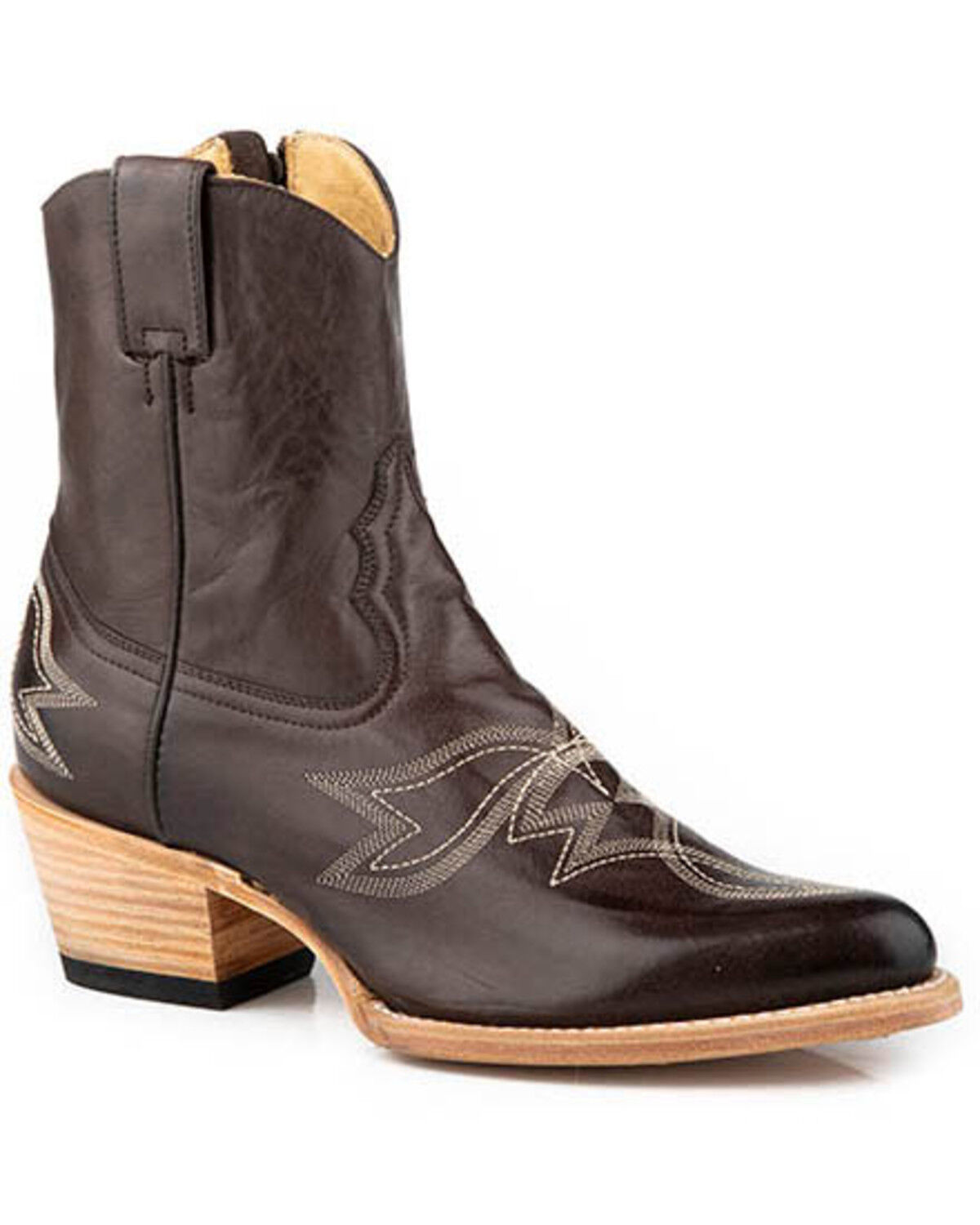 Stetson Women's Piper Western Booties - Round Toe