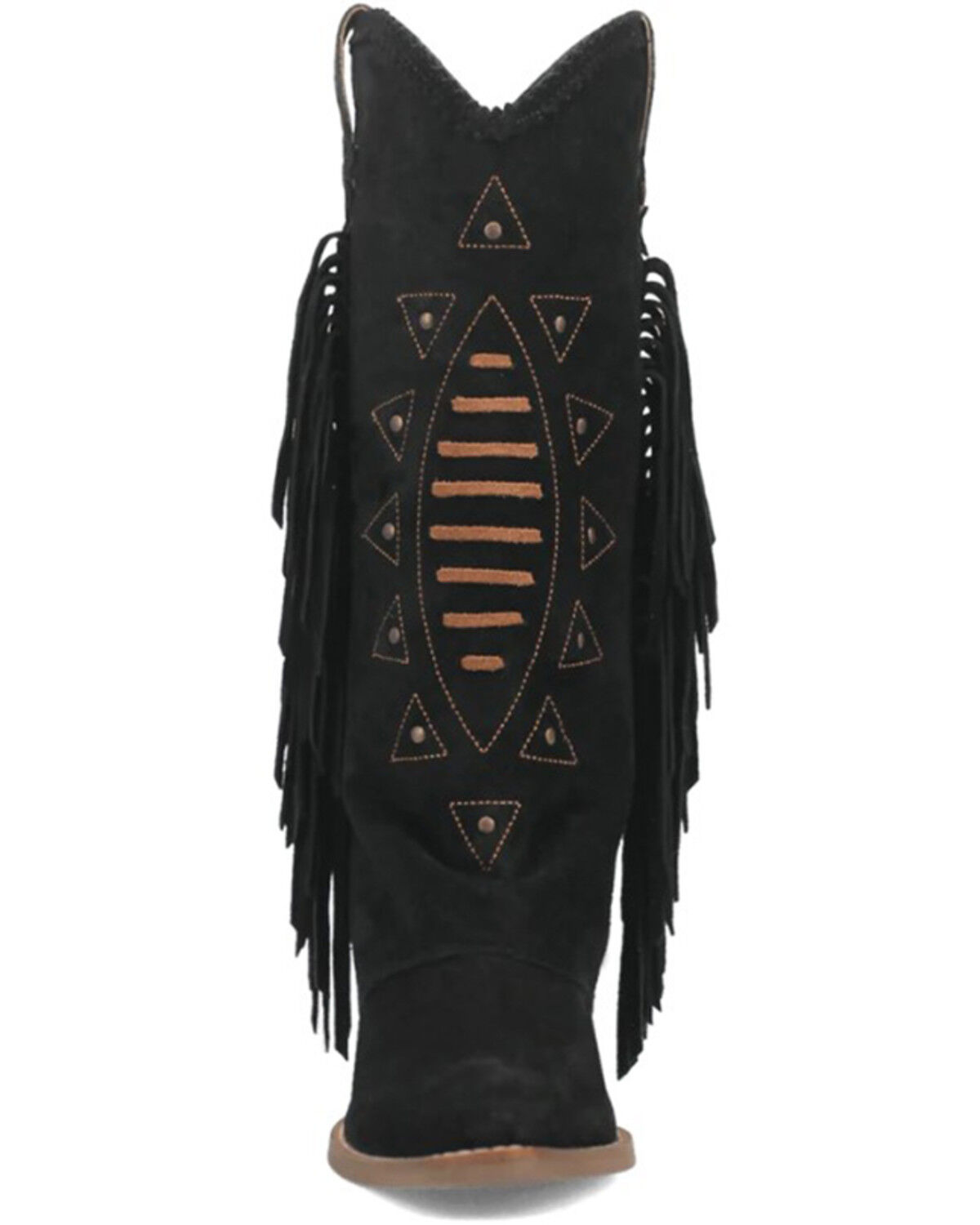 Dingo Women's Spirit Trail Fringe Tall Western Boots - Round Toe