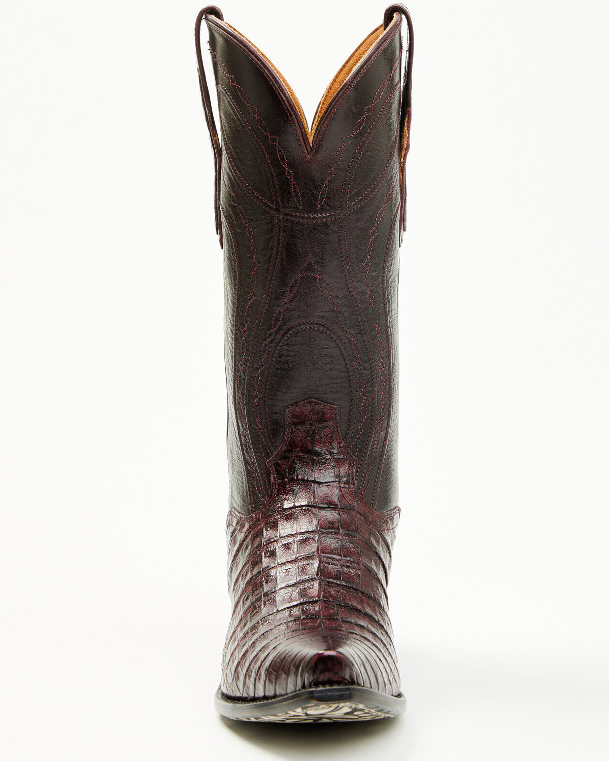 El Dorado Women's Holly Exotic Caiman Tall Western Boots - Snip Toe