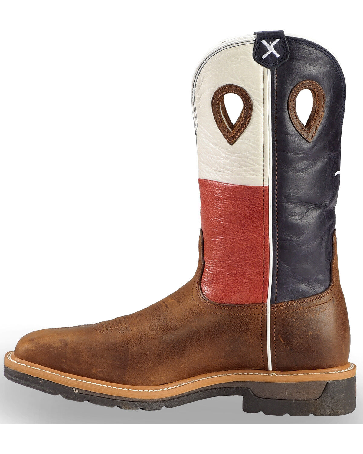 Twisted X Men's 12" Lite Cowboy Flag Steel Toe Work Boots