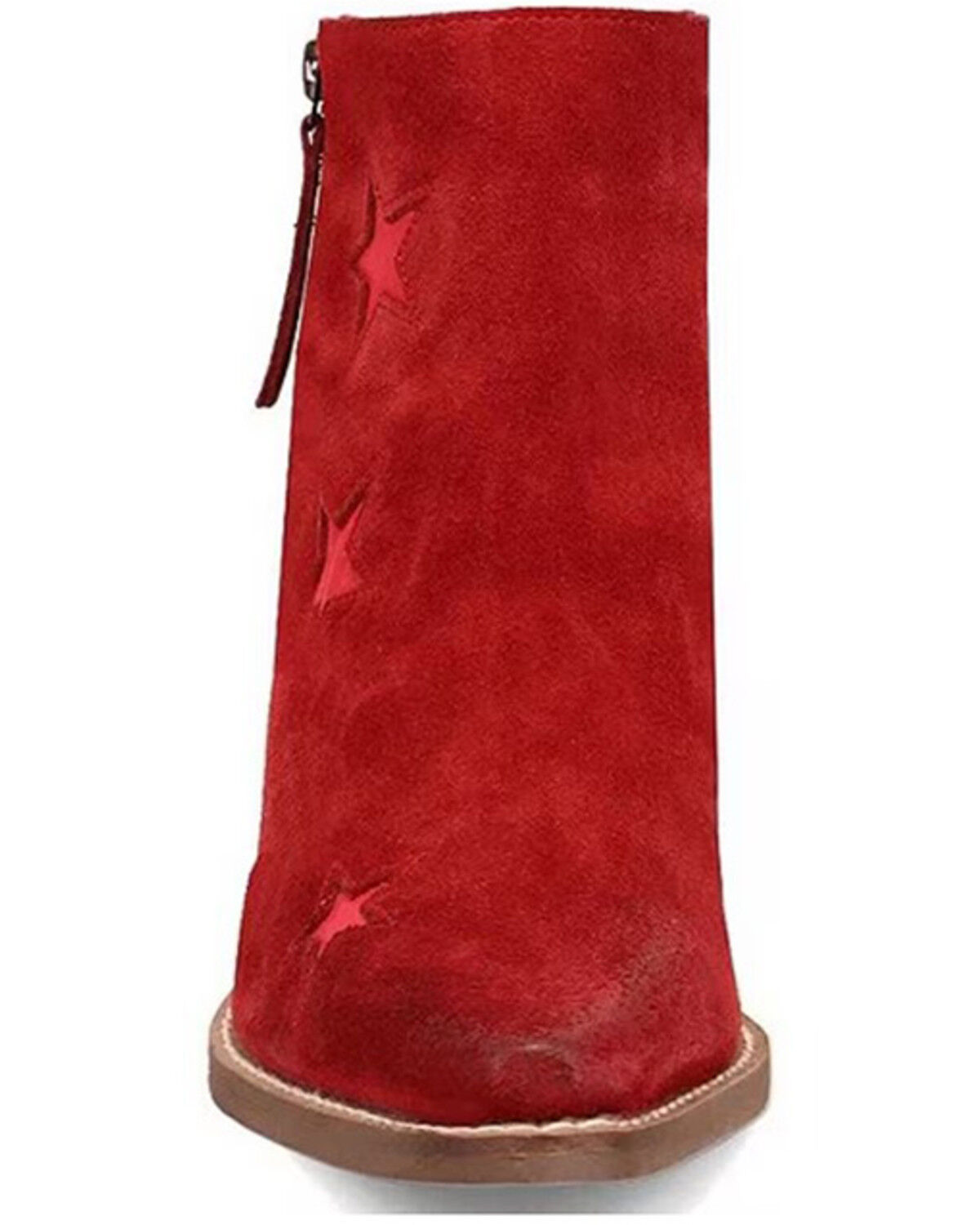 Dingo Women's Little Star Suede Western Booties - Snip Toe