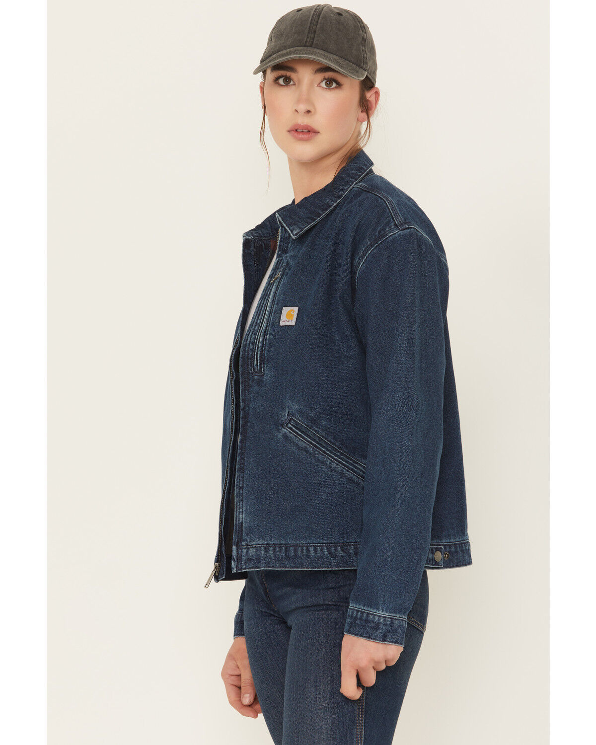 Carhartt Women's Detroit Loose Fit Denim Jacket