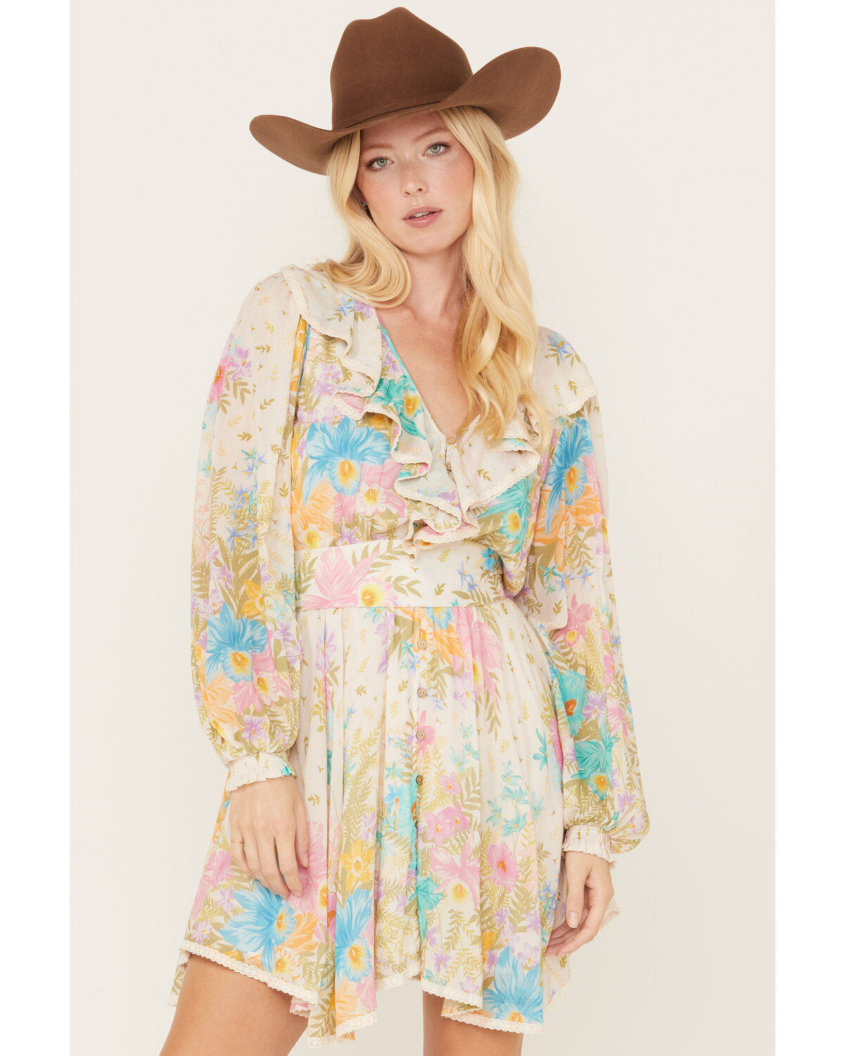 Spell Women's Lei Lei Frill Mini Dress