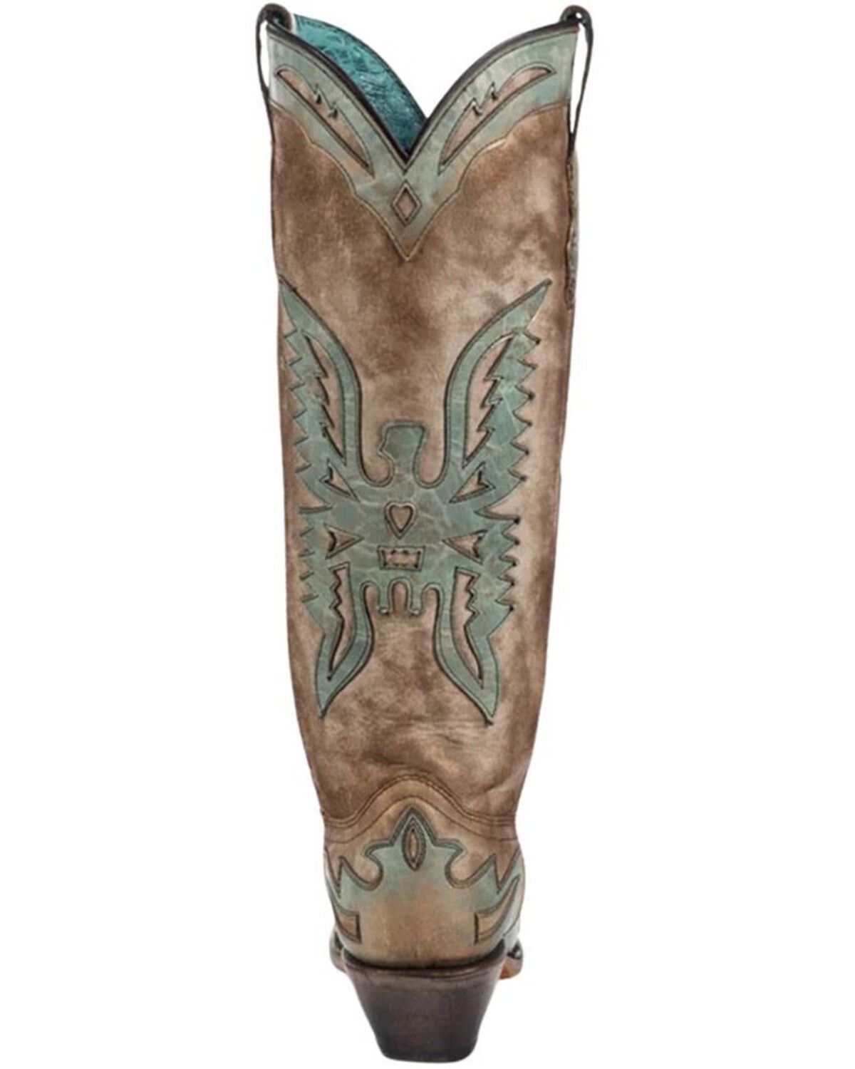 Corral Women's Eagle Overlay Tall Western Boots - Snip Toe