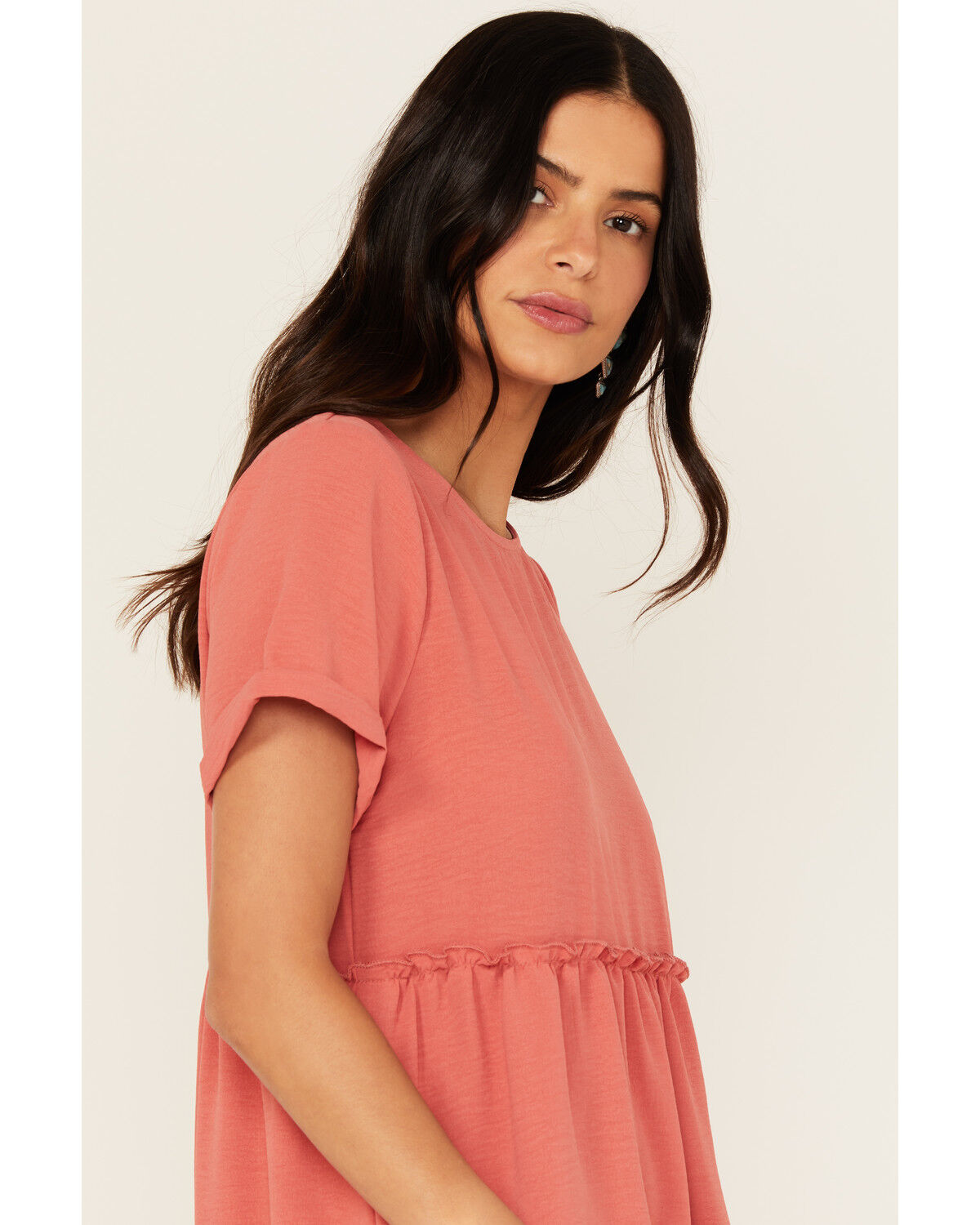 Originality Women's Tiered Mini Dress