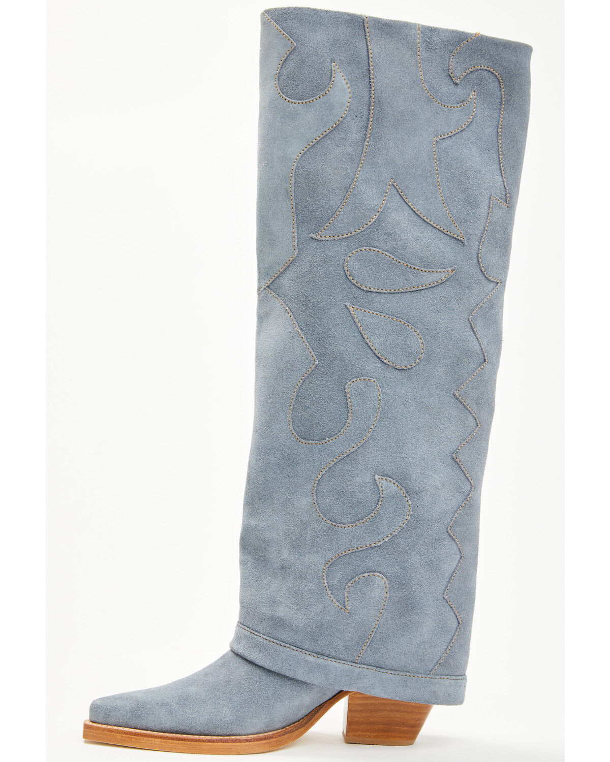 Wonderwest Women's Zendaya Tall Suede Western Boots - Snip Toe