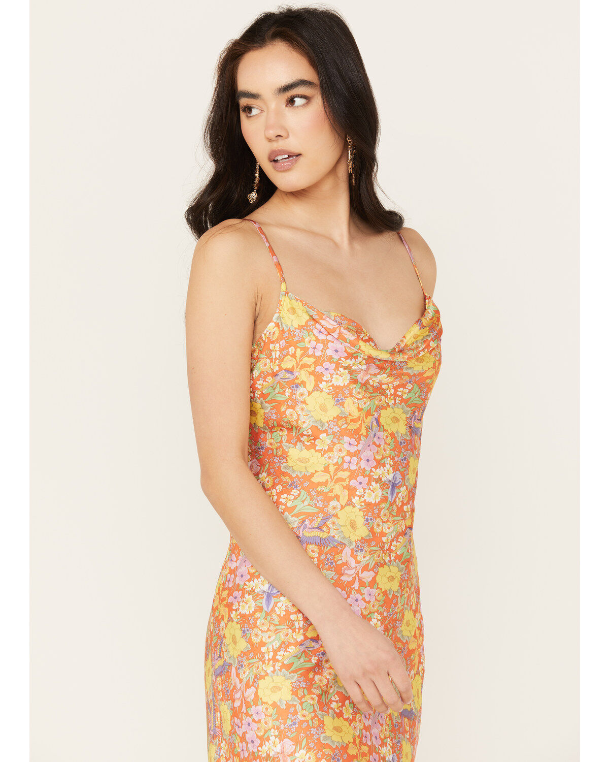 Spell Women's Last Drink Bias Strappy Midi Dress