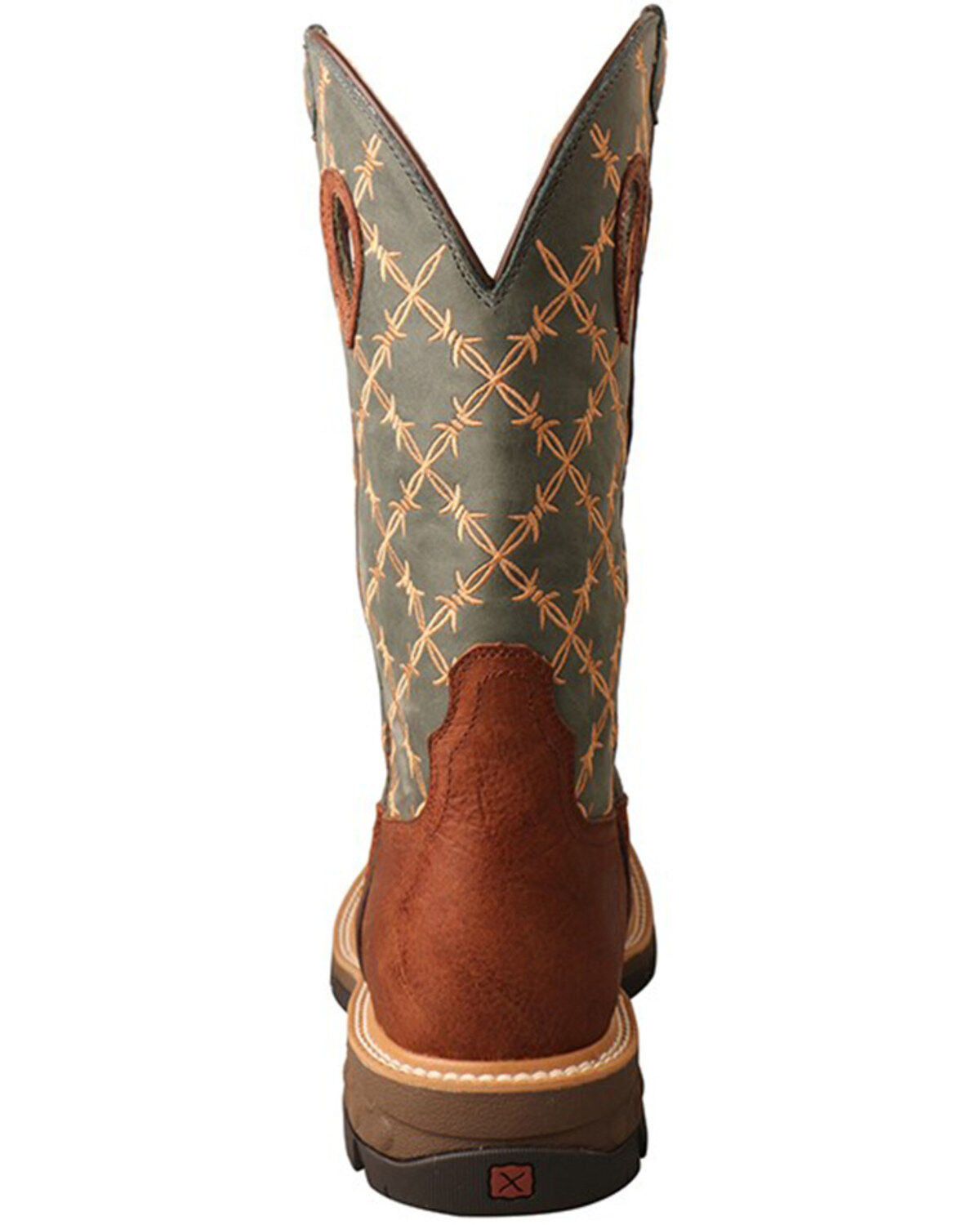 Twisted X Men's Barbed Wire Western Work Boots - Soft Toe