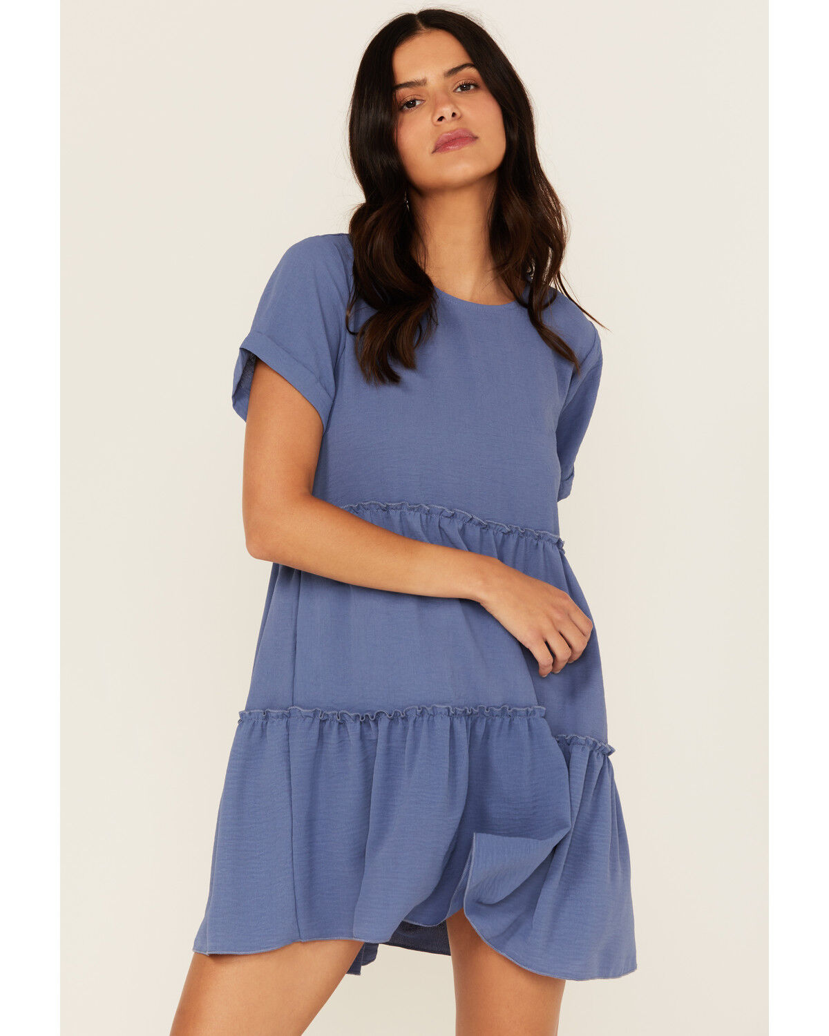 Originality Women's Tiered Mini Dress