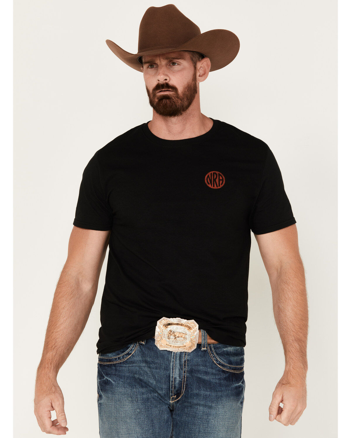 NRA Men's Freedom Eagle Short Sleeve Graphic T-Shirt