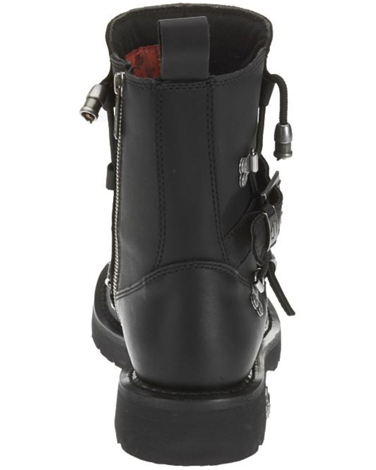 Harley Davidson Men's Distortion Skull Moto Boots - Round Toe