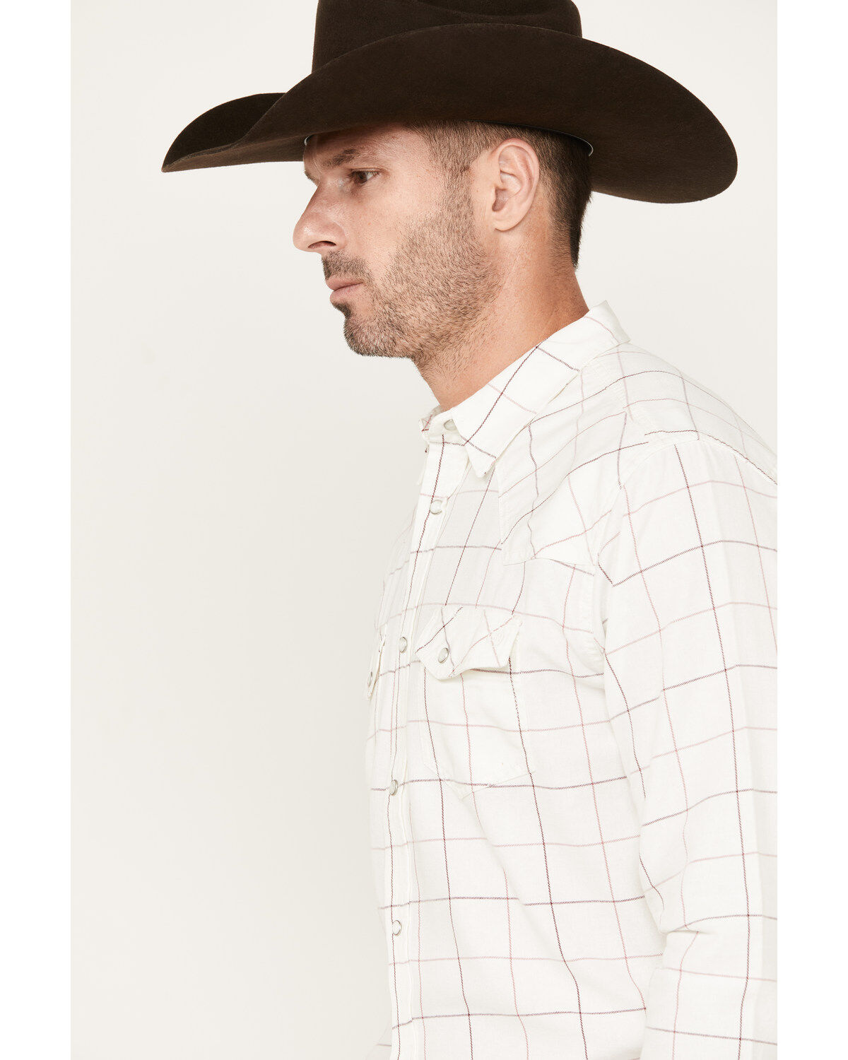 Blue Ranchwear Men's Twill Long Sleeve Pearl Snap Shirt