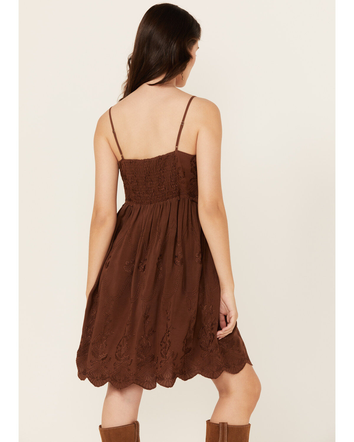 Cleo + Wolf Women's Brina Embroidered Mini Dress