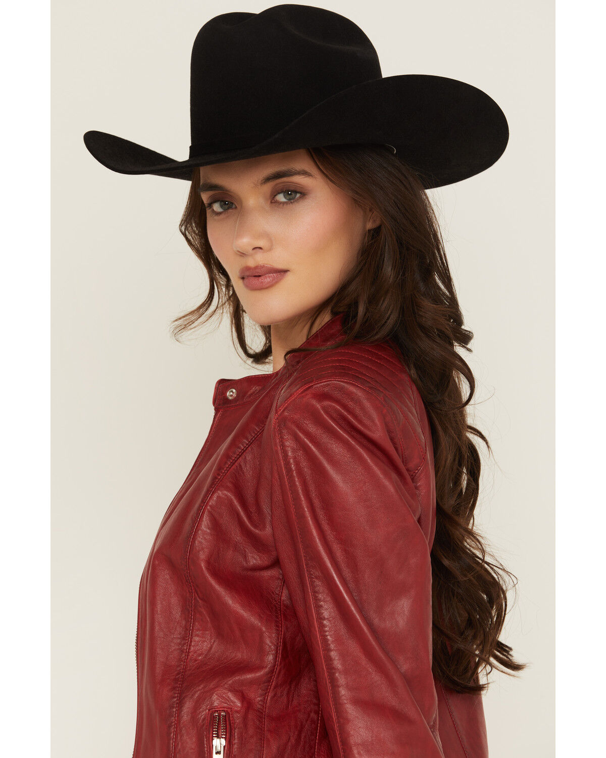 Scully Women's Leather Racing Jacket