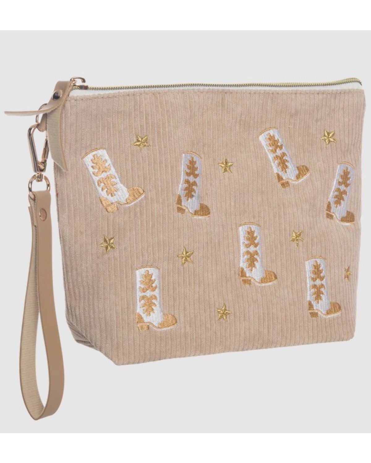 Totalee Gifts Cowboy Boot Corduroy Bag