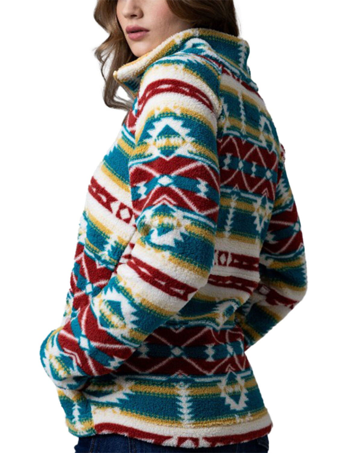 Kimes Ranch Women's Southwestern Print Sherpa Pullover